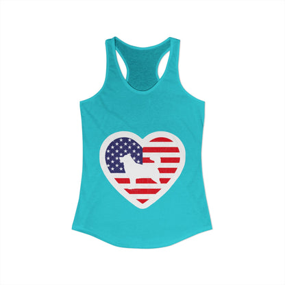 Malamute Flag Women's Racerback Tank