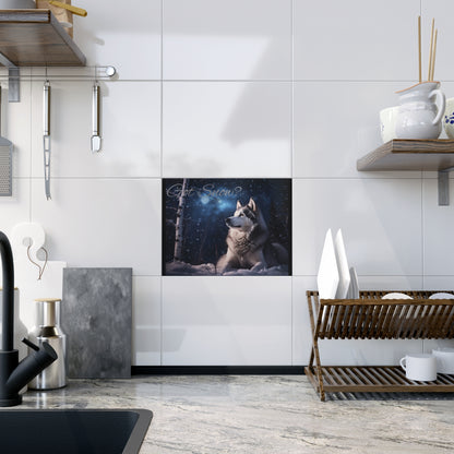 Got Snow? Ceramic Photo Tile