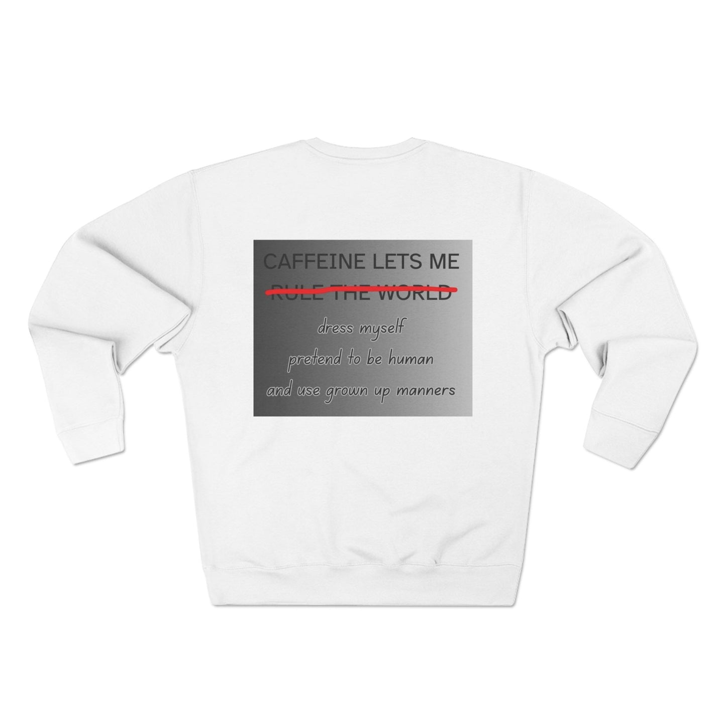 Caffeine Lets Me Unisex Crewneck Sweatshirt