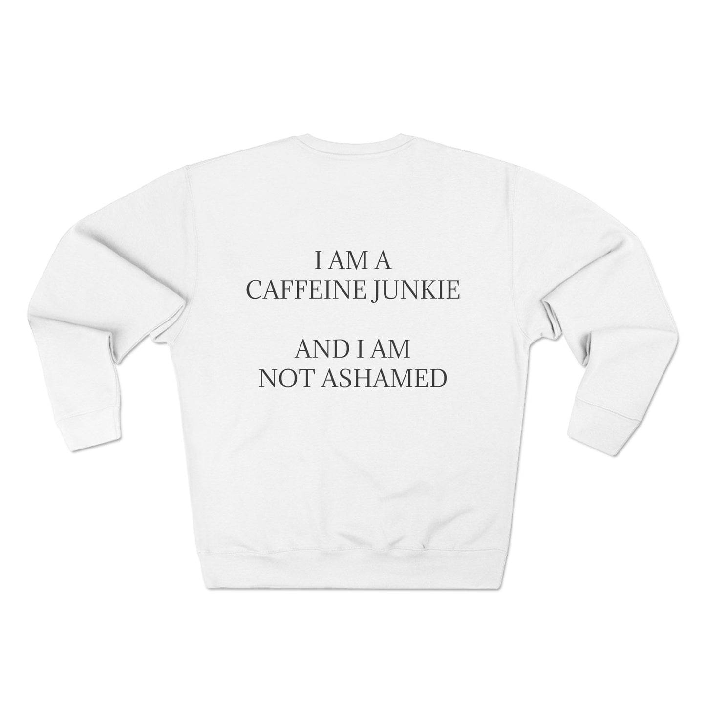 Caffeine Junkie Unisex Crewneck Sweatshirt
