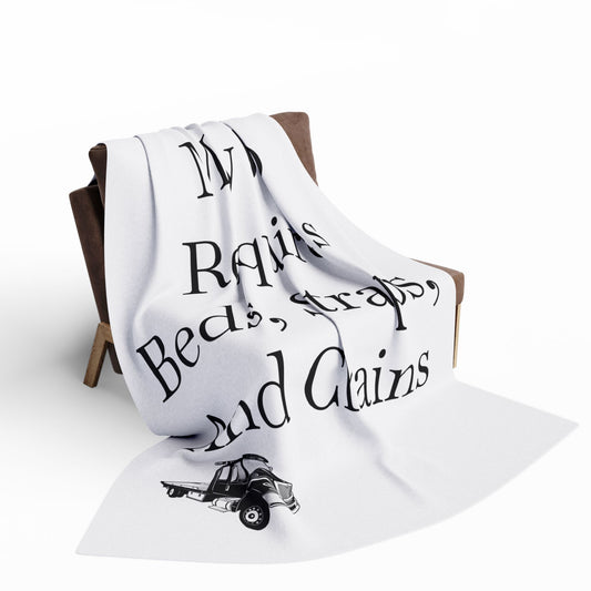 Beds, Straps, And Chains Arctic Fleece Blanket