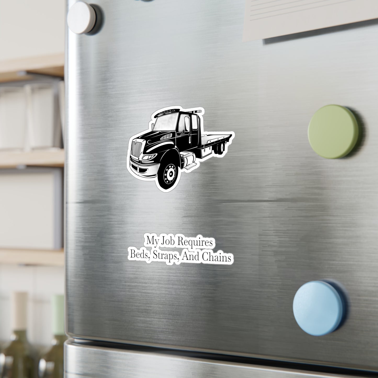 Beds, Straps, And Chains Vinyl Decal