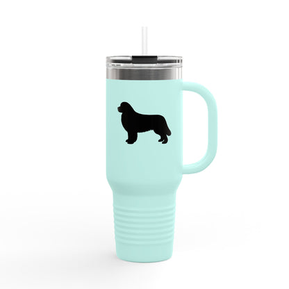 Newfie Silhouette Insulated Travel Mug