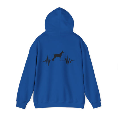 My Heart Beats For Dobermans Unisex Hoodie