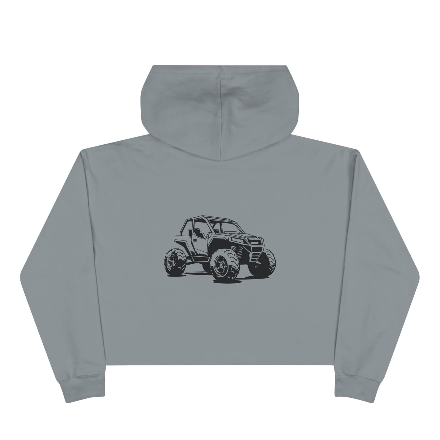 Off The Beaten Path Side By Side Women's Crop Hoodie