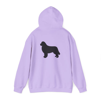 Newfie Silhouette Unisex Hoodie