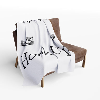 Down To Hook Up Arctic Fleece Blanket