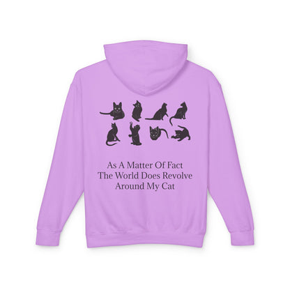 Matter Of Fact Cat Unisex Lightweight Hoodie