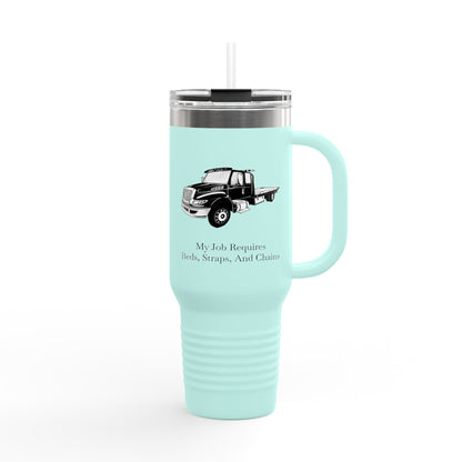Beds, Straps, And Chains Insulated Travel Mug