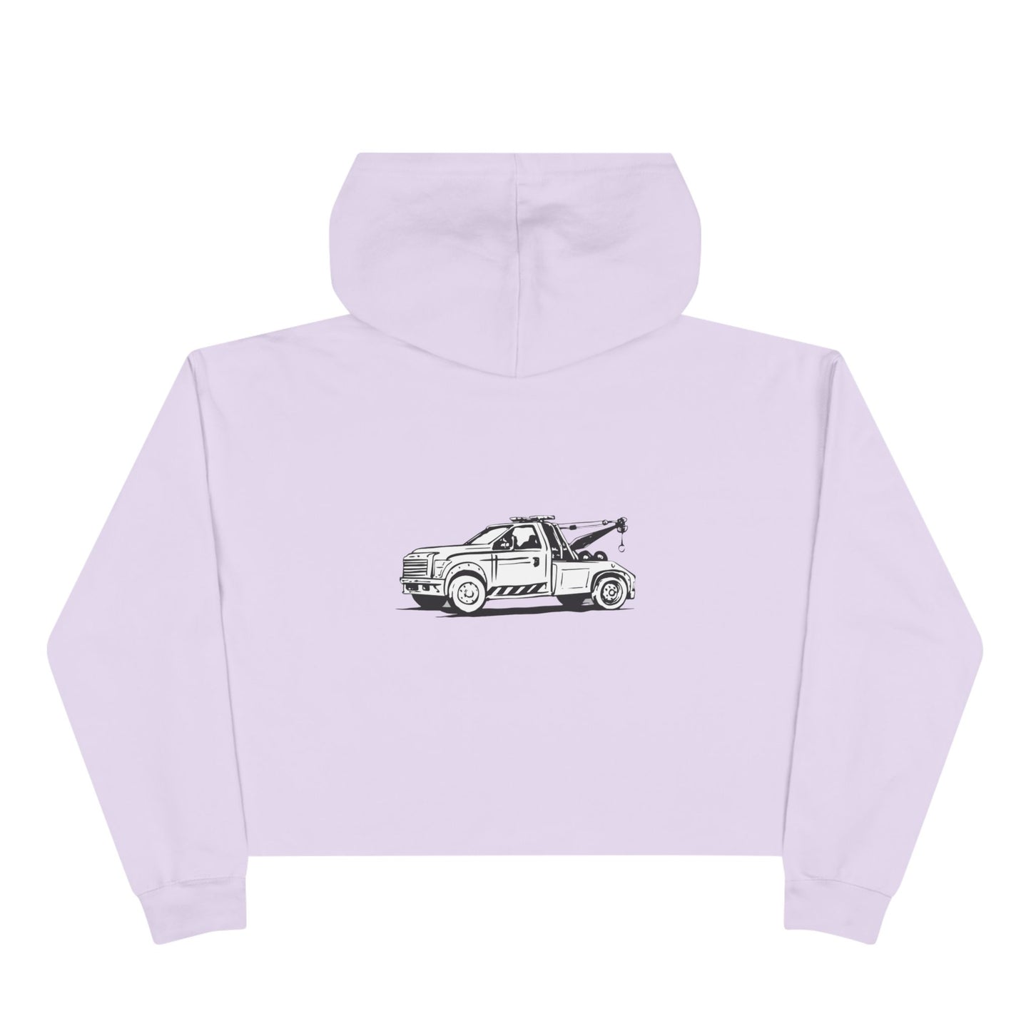 Wheel Lift Tow Truck Women's Crop Hoodie