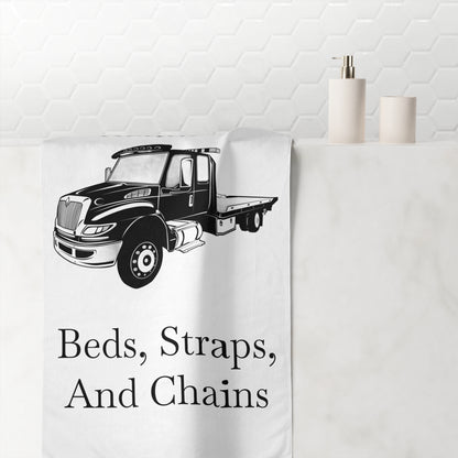 Beds, Straps, And Chains Mink-Cotton  Beach Towel
