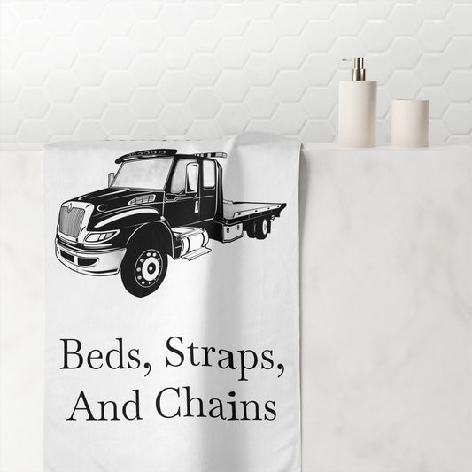 Beds, Straps, And Chains Mink-Cotton  Beach Towel