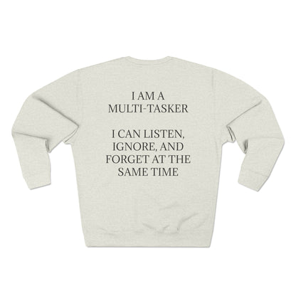 Multi-Tasker Unisex Crewneck Sweatshirt