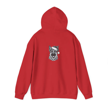 Santa Paws German Shepherd Unisex Hoodie