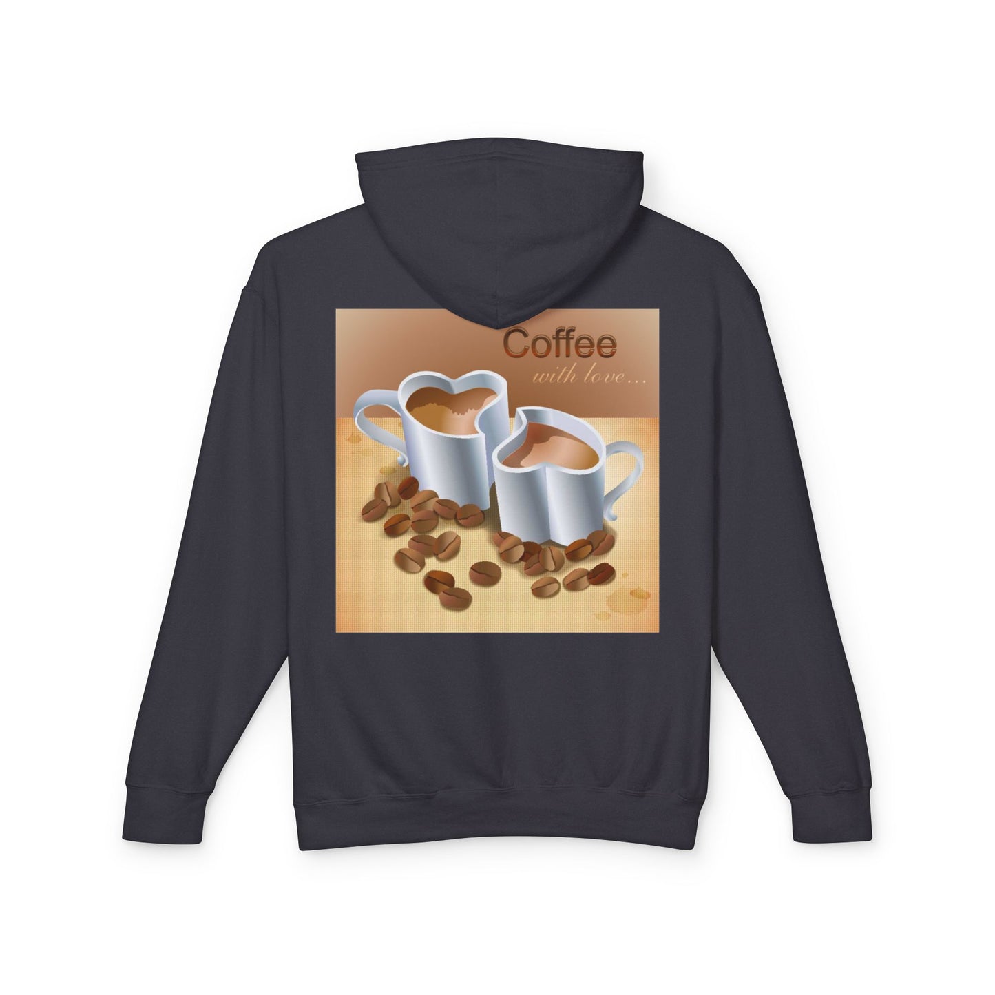 Coffee With Love Unisex Lightweight Hoodie