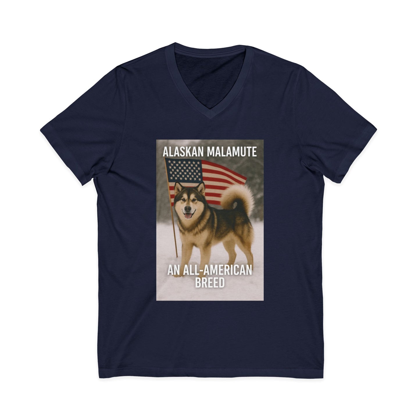 All-American Breed Unisex Short Sleeve V-Neck Tee