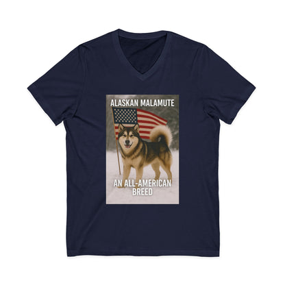 All-American Breed Unisex Short Sleeve V-Neck Tee