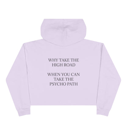 Psycho Path Women's Crop Hoodie