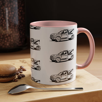 Wheel Lift Tow Truck 2-Tone Coffee Mug