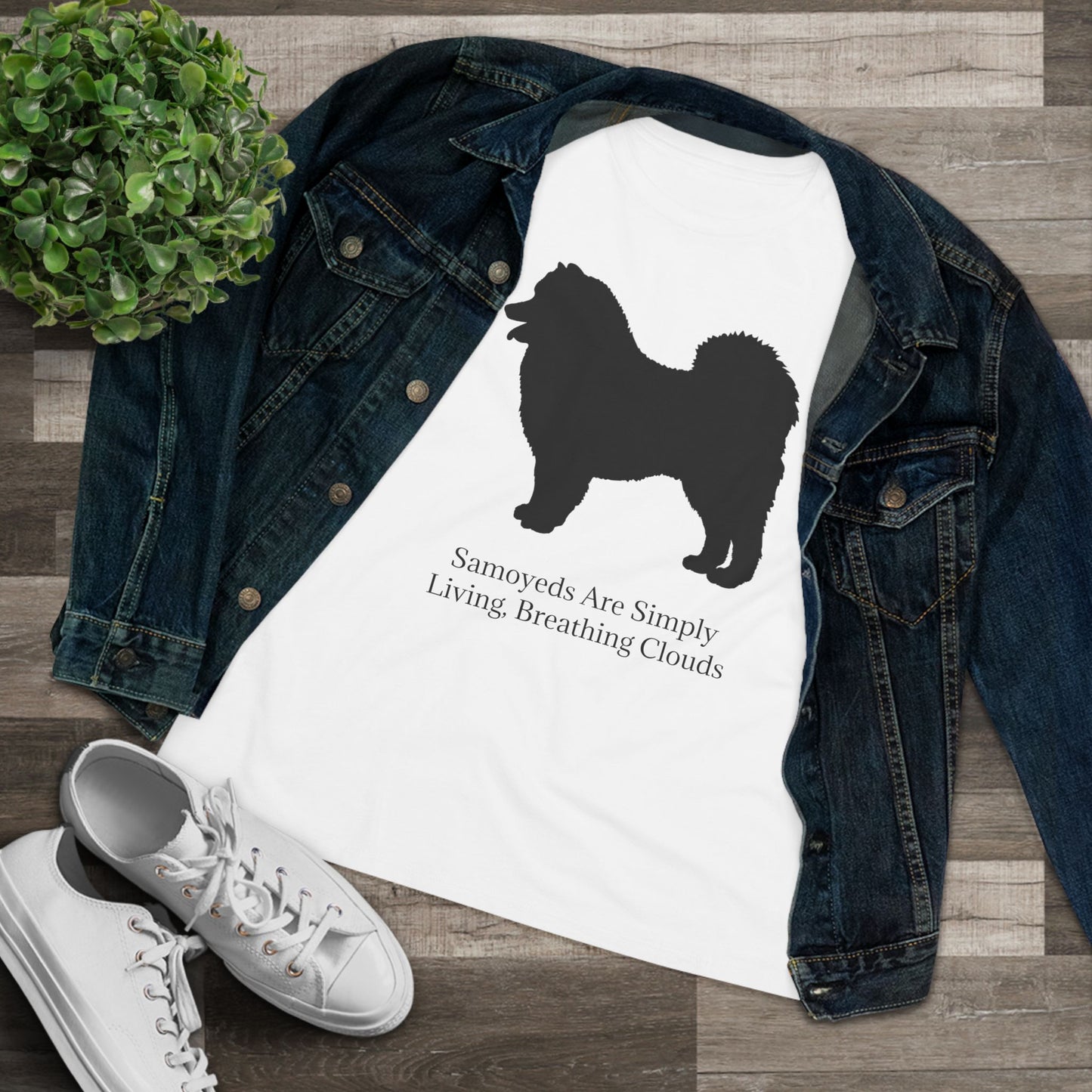 Clouds Women's Short Sleeve Crewneck Tee