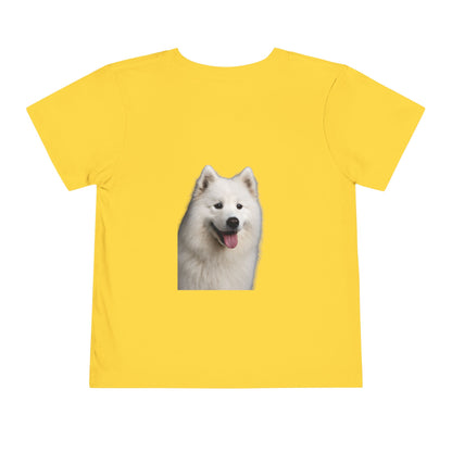 Samoyed Head Toddler Unisex Short Sleeve Crewneck Tee
