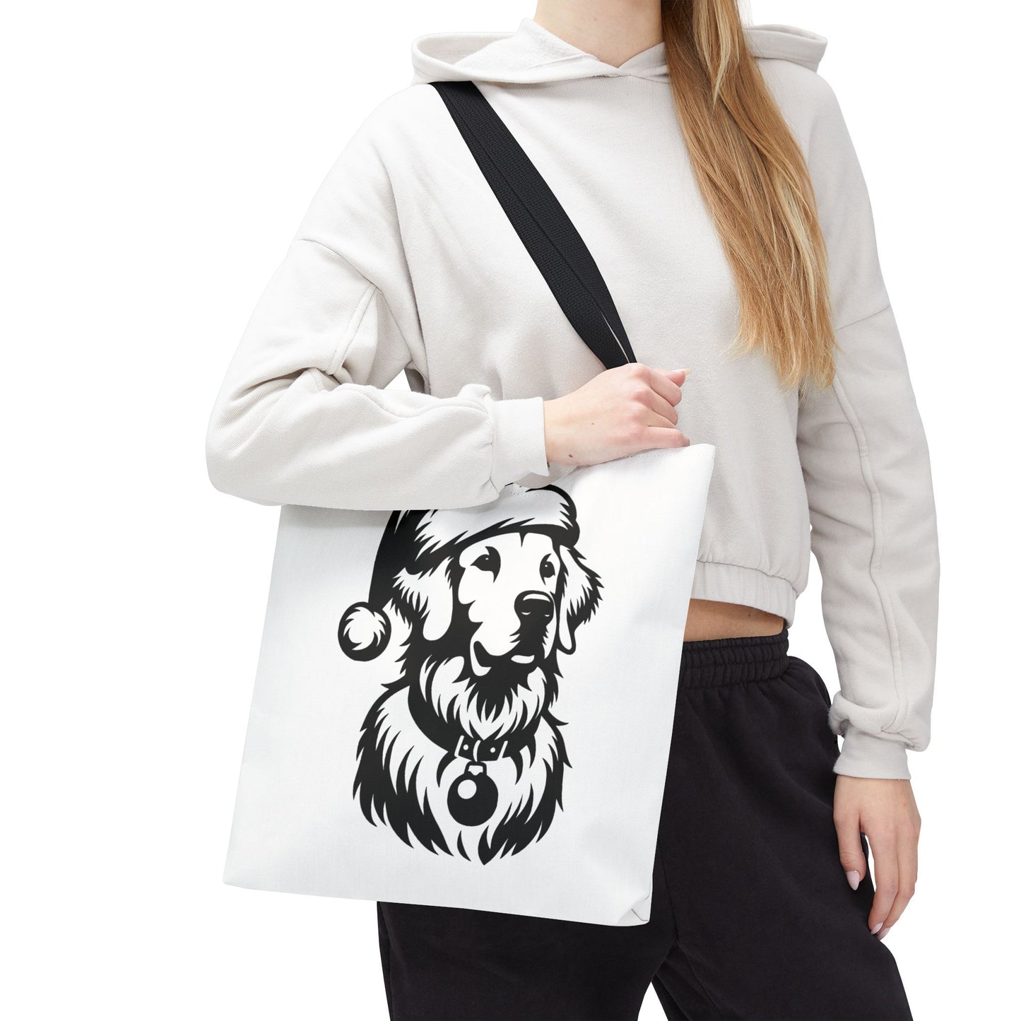Santa Paws Golden Tote Bag