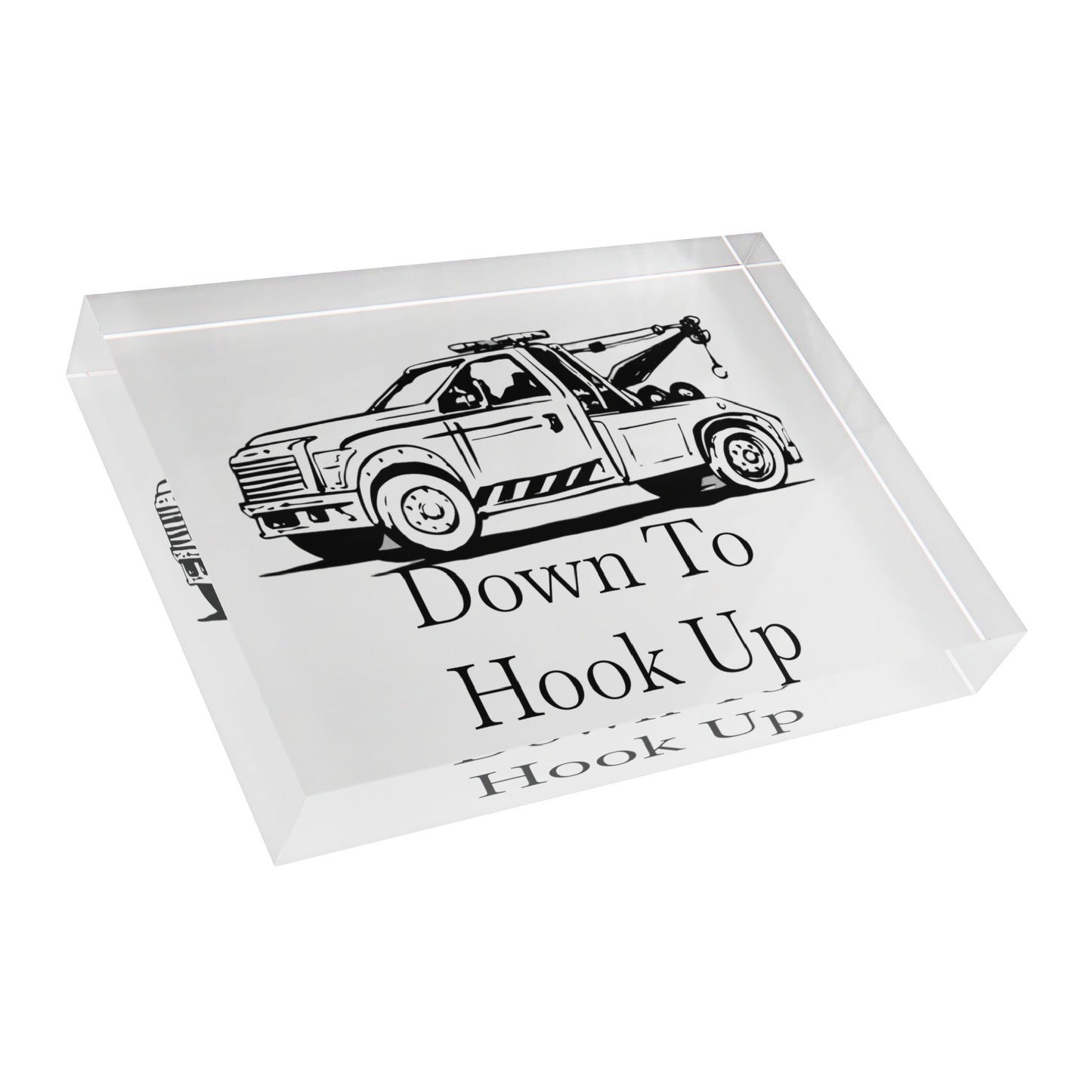 Down To Hook Up Acrylic Photo Block