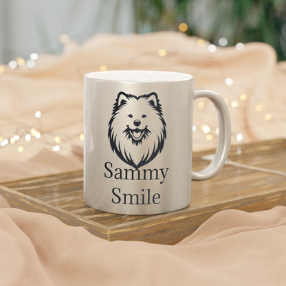 Sammy Smile Metallic Coffee Mug