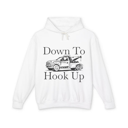 Down To Hook Up Unisex Lightweight Hoodie
