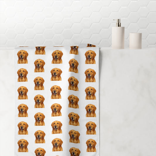 Golden Head Mink-Cotton  Beach Towel