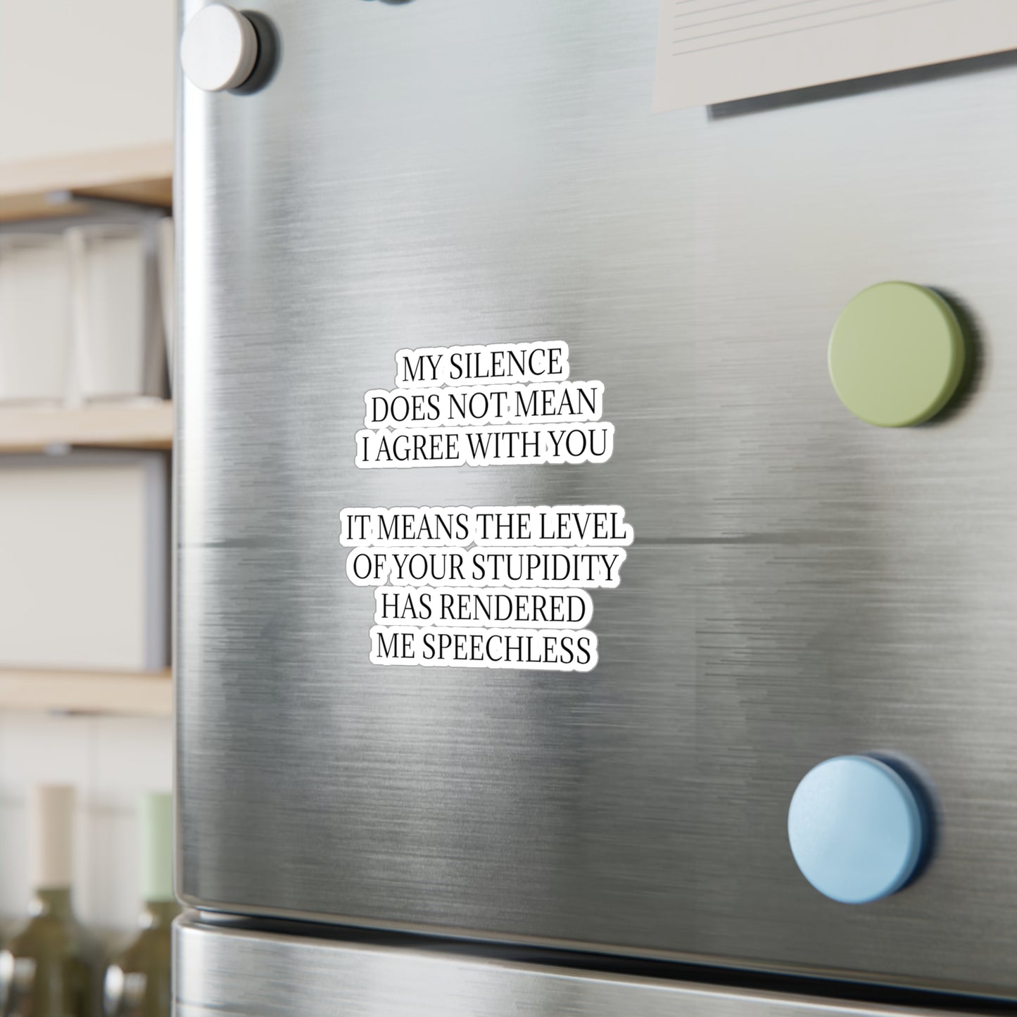 Speechless Vinyl Decal