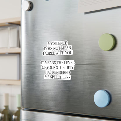 Speechless Vinyl Decal