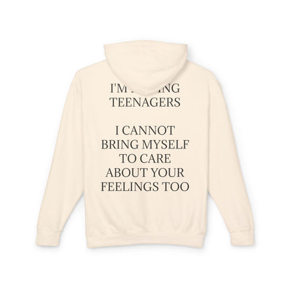 Raising Teenagers Unisex Lightweight Hoodie