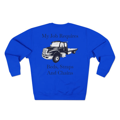 Beds, Straps, And Chains Unisex Crewneck Sweatshirt