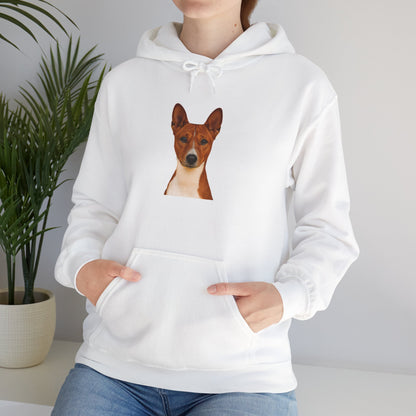 Basenji Head Unisex Hoodie