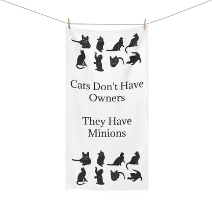 Cat Minions Mink-Cotton  Beach Towel