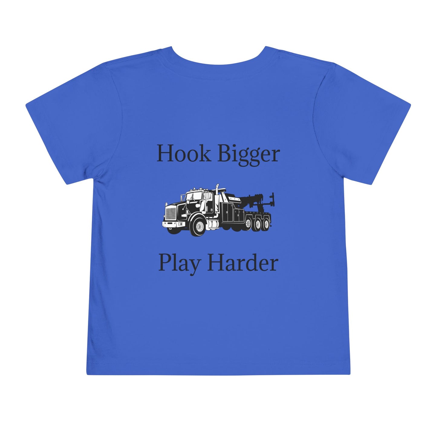 Hook Bigger Toddler Unisex Short Sleeve Crewneck Tee