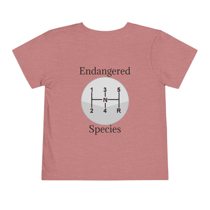 Endangered Species Toddler Unisex Short Sleeve Crewneck Tee