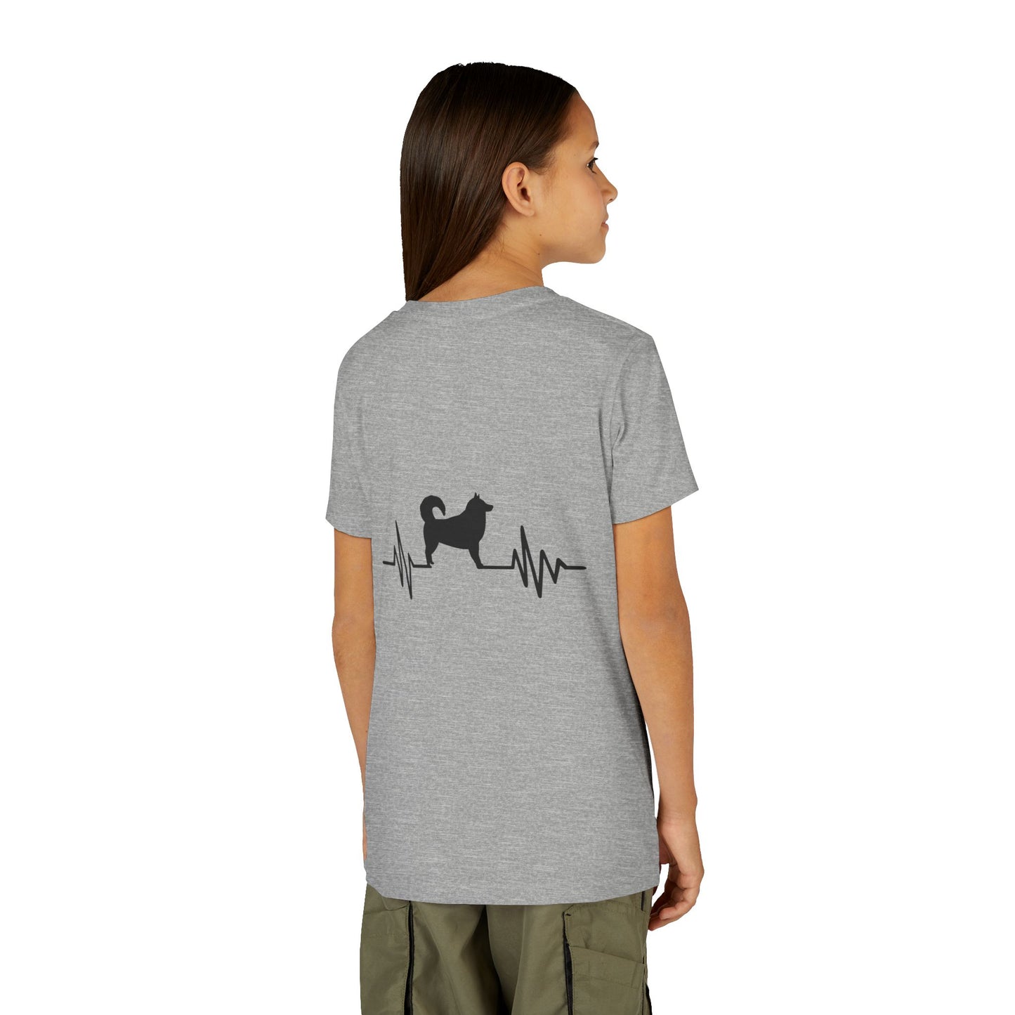 My Heart Beats For Malamutes Youth Unisex Short Sleeve Crewneck Tee