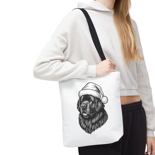 Santa Paws Newfie Tote Bag