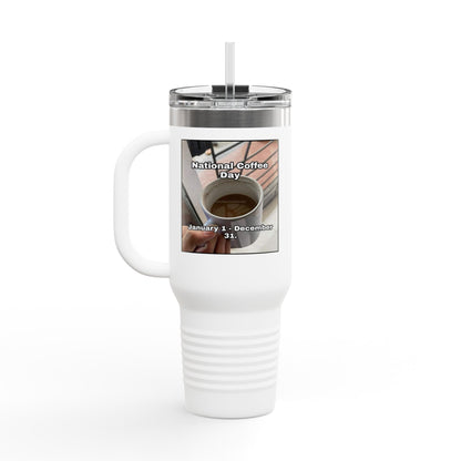 National Coffee Day Insulated Travel Mug