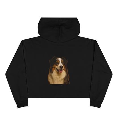 Aussie Head Women's Crop Hoodie