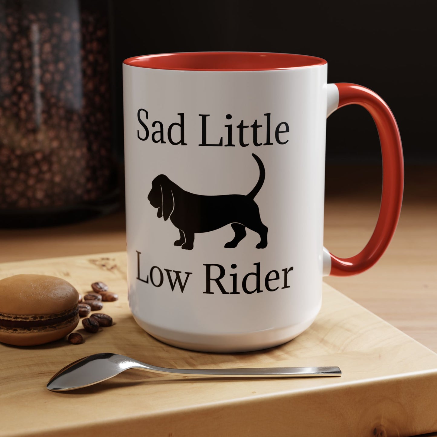Sad Little Low Rider 2-Tone Coffee Mug