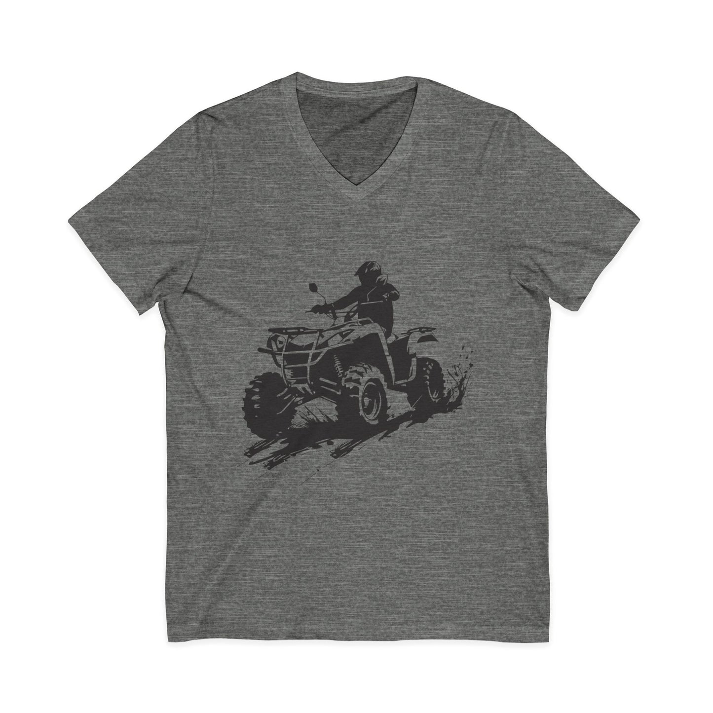 Slingin' Mud Quad Unisex Short Sleeve V-Neck Tee