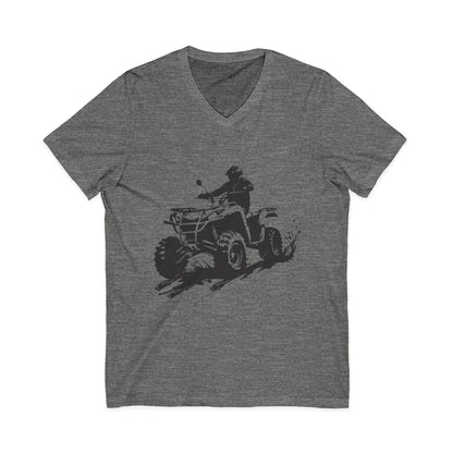 Slingin' Mud Quad Unisex Short Sleeve V-Neck Tee