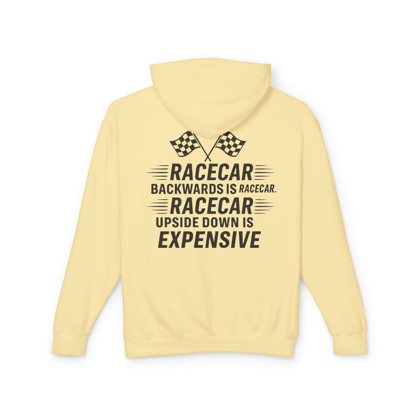 Racecar Backwards Unisex Lightweight Hoodie