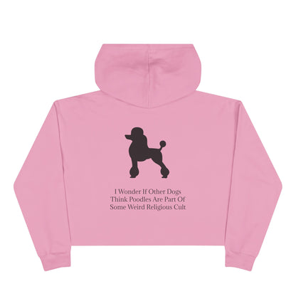 I Wonder Women's Crop Hoodie