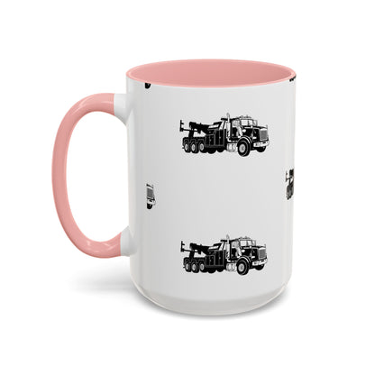 Heavy Tow Truck 2-Tone Coffee Mug