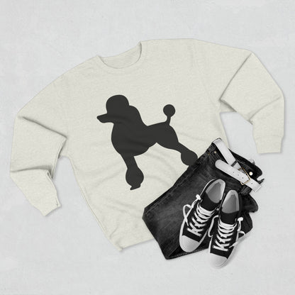 Poodle Silhouette Unisex Crewneck Sweatshirt