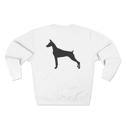 Doberman Silhouette Unisex Crewneck Sweatshirt
